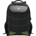 Laptop Rucksack 17", Snake Eye, schwarz/grün