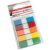 Büroring Index Plastik-Haftstreifen, blau, grün, gelb, orange, pink