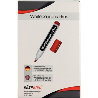 Whiteboard-Marker, non-permanent, schwarz, Rundspitze, Strichstärke: 1,5 - 3 mm