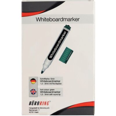 Whiteboard-Marker, non-permanent, schwarz, Rundspitze, Strichstärke: 1,5 - 3 mm
