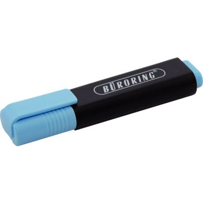 Büroring Textmarker, blau