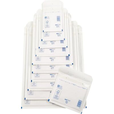 Büroring Luftpolsterversandtaschen 12/B, weiß, 140 x 225 mm, Inhalt: 10 Stück