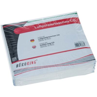 Büroring Luftpolsterversandtaschen CD, weiß, 175 x 200 mm, Inhalt: 10 Stück