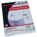 Büroring Etiketten, 105 x 42,3 mm, 1400 Etiketten,...