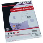 Büroring Etiketten, 105 x 48 mm, 1200 Etiketten,...