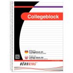 Büroring Collegeblock A5/80 Blatt, liniert,...