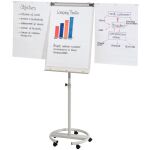 Büroring Flipchart, Tafel Mobil, grau,...