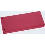 Trennstreifen rot, Sondermaß 105 x 228 mm, 190g/qm...