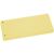 Trennstreifen gelb, Sondermaß 105 x 228 mm, 190g/qm Karton, gelocht, 1 Packung = 100 Stück