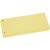 Trennstreifen gelb, Sondermaß 105 x 228 mm, 190g/qm Karton, gelocht, 1 Packung = 100 Stück