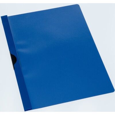 Büroring Klemmhefter A4, dunkelblau, Metallklemme, für ca. 30 Blatt, transparenter Vorderdeckel