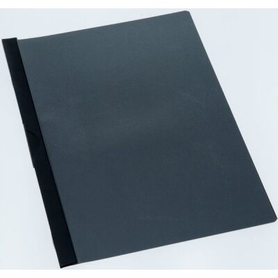 Büroring Klemmhefter A4, schwarz, Metallklemme, für ca. 30 Blatt, transparenter Vorderdeckel