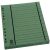 Büroring Trennblätter A4, grün, vollfarbig, schwarzer Orgadruck, 1 Packung = 100 Stück, 230g/qm, RC Karton