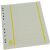 Büroring Trennblätter A4, gelb, chamois, farbiger Orgadruck, 1 Packung = 100 Stück, 230g/qm RC Karton