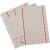 Büroring Trennblätter A4, rot, chamois, farbiger Orgadruck, 1 Packung = 100 Stück, 230g/qm, RC Karton
