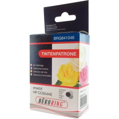 Tintenpatrone schwarz, ersetzt HP #CC654AE, Inhalt: 21ml