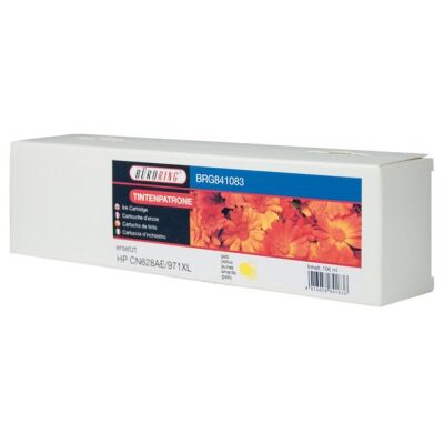 Tintenpatrone 971XL gelb, ersetzt HP CN628AE, Inhalt: 106 ml, ca. 7200 Seiten