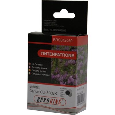 Tintenpatrone schwarz, ersetzt Canon CLI-526BK