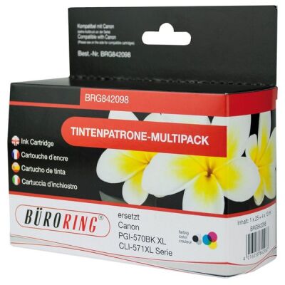 Tintenpatrone Multipack, ersetzt Canon PGI-570XLBK und CLI-571XLBK/C/M/Y