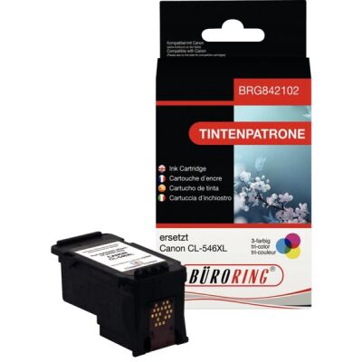 Tintenpatrone farbig (c/m/y) für Canon PIXMA MG2450, ersetzt Canon CL546XL, Inhalt: 15 ml , für ca. 515 Seiten