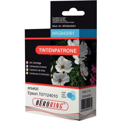 Tintenpatrone cyan, ersetzt Epson T07124010