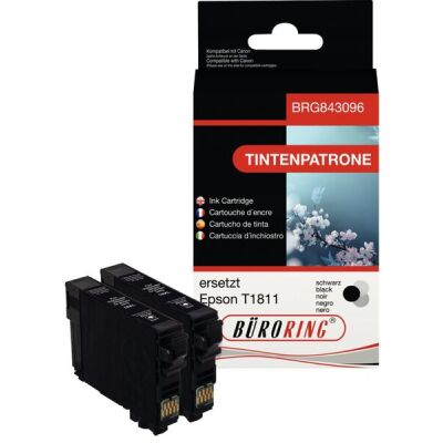 Tintenpatronen Doppelpack schwarz für Epson XP30,XP102 ersetzt Epson #T18114010