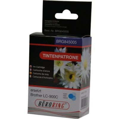 Tintenpatrone cyan für Brother DCP-110C, DCP-115C ersetzt Brother LC-900C