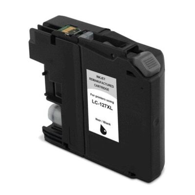 Tintenpatrone schwarz für Brother, DCP-J4110DW, J4110W, MFC-J4310DW ersetzt Brother LC-127BKXL