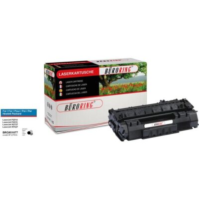 Toner Cartridge schwarz für HP LaserJet P2015N ersetzt HP Q7553A
