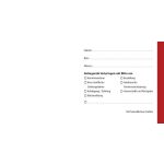 Übersendungszettel im Format DIN A5 Querformat (21 x...