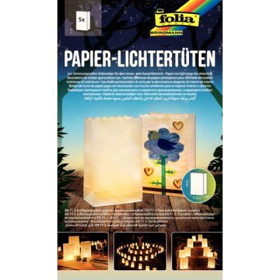 Lichtertüten geeignet für Feste, Feiern, Garten, Terrasse. etc.. Dekorieren Sie Innen- und Außenbereiche ganz individuell.