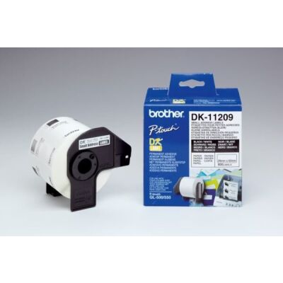 Adress-Etiketten 29 x 62 mm, sw/ws, für Brother QL500/QL550