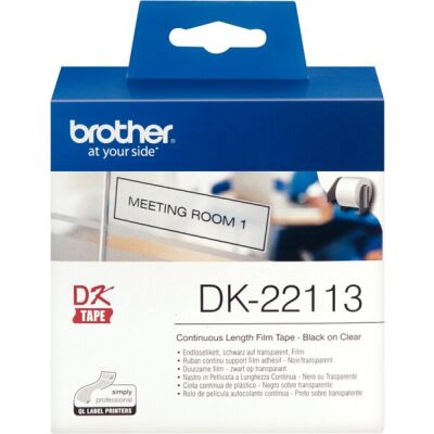 Endlos Film Etiketten 62 mm x 15,24 m, sw/tr