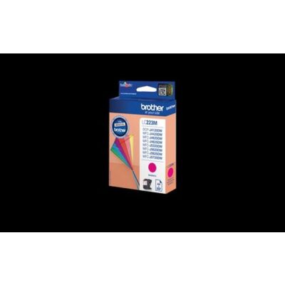 Tintenpatrone LC-223M für Brother Drucker, magenta, für ca. 550 Seiten