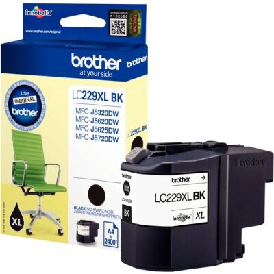 Tintenpatrone LC-229XL-BK für Brother-Drucker, schwarz, für ca. 2.400 Seiten DIN A4