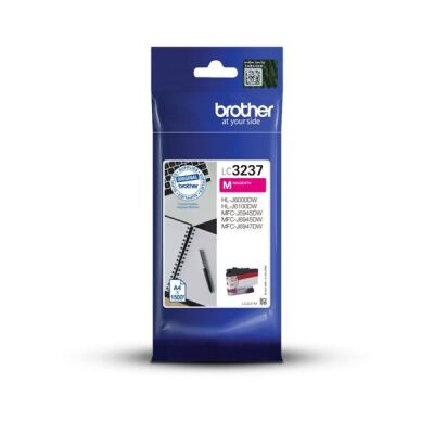 TINTENPATRONEN LC-3237M für BROTHER Drucker magenta, für ca. 1.500 Seiten