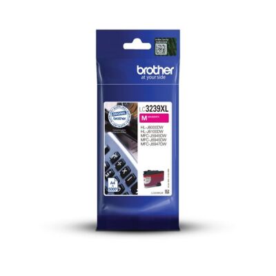 Tintenpatronen für Brother Drucker LC-3239XL-M, magenta, für ca. 5.000 Seiten