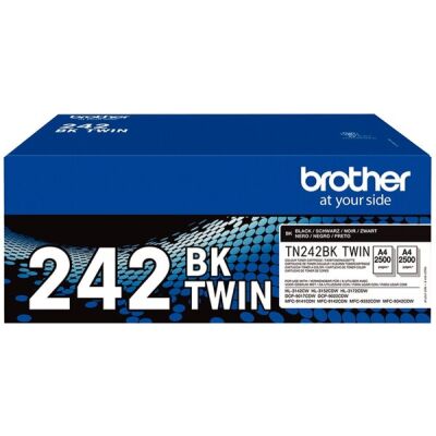 Toner TN-242BKTWIN, schwarz, TwinPack für DCP-9022CDW, HL-3142CW, HL-3152CDW HL-3172CDW, MFC-9142CDN, MFC-9332CDW MFC-9342CDW, für je ca. 2.500 Seiten