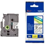 Schriftbandkassette TZE121, laminiert, 9mm breit/8m lang,...