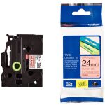 Schriftbandkassette TZEB51, laminiert, 24 mm breit / 5 m...