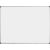 Bi-Office Maya Whiteboard emailliert mit Alurahmen 120 x 90 cm