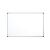 Bi-Office Maya Whiteboard emailliert mit Alurahmen 150 x 100 cm