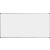 Bi-Office Maya Whiteboard emailliert mit Alurahmen 180 x 90 cm