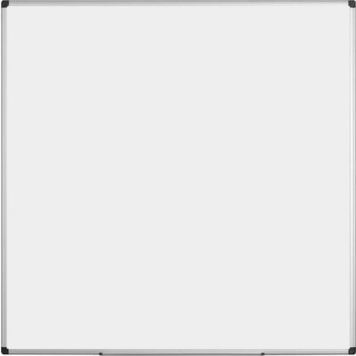 Bi-Office Maya Whiteboard emailliert mit Alurahmen 120 x 120 cm
