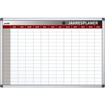 Bi-Office Earth Planer Jahr mit Alurahmen 90 x 60 cm