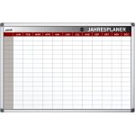 Bi-Office Earth Planer Jahr mit Alurahmen 90 x 60 cm