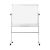 Whiteboard 120 x 120 cm mobil drehbare Tafel