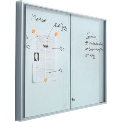 Schaukasten Innen 18 x Din A4 Spezial-Alurahmen 50 x 15