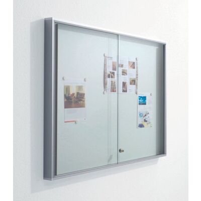 Schaukasten Innen 8 x Din A4 Spezial-Alurahmen 50 x 15