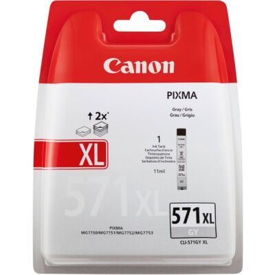 Tintenpatrone CLI-571XLGY grau für PIXMA MG7750, Inhalt: 11ml